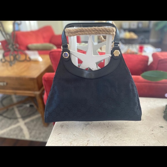 Gucci black monogram hobo - Picture 3 of 3